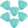 Anderson's Premium Teal and White School Spirit Shakers, Cheerleader Pom Poms, Sports Fan, Football, Basketball, Homecoming, Squad, Team, Party, Dance Club, Performance, Celebration Pack of 6 view 3
