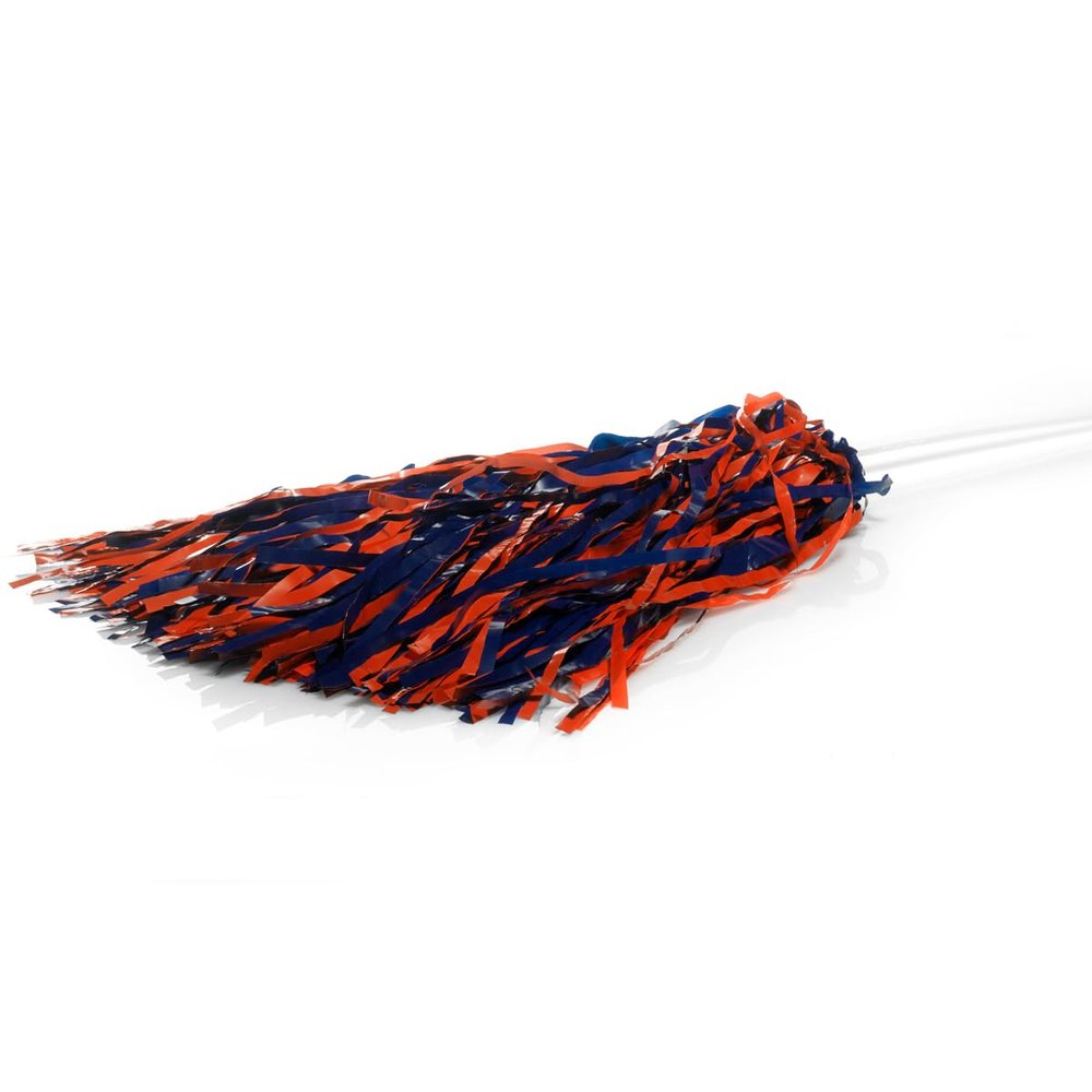 Anderson's Royal Blue/Orange Shakers, Pom Poms, School Spirit Products, Fan Gear, Homecoming, Set of 6
