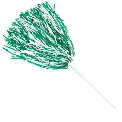 Anderson's Premium Kelly Green and White School Spirit Shakers, Cheerleader Pom Poms, Sports Fan, Football, Basketball, Homecoming, Squad, Team, Party, Dance Club, Celebration Pack of 20