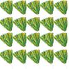 Anderson's Premium Kelly Green and Gold School Spirit Shakers, Cheerleader Pom Poms, Sports Fan, Football, Basketball, Homecoming, Squad, Team, Party, Dance Club, Celebration Pack of 20 view 3