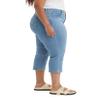 Levi's Women's Plus Size 311 Shaping Capri Jeans, (New) Light Indigo Worn in, 35 view 3
