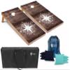 Tailgating Pros Cornhole Boards - 4'x2' Lightweight Cornhole Game- Includes Carrying Case, Set of 8 Corn Hole Bags & Tote view 1