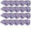 Anderson's Premium Purple and White School Spirit Shakers, Cheerleader Pom Poms, Sports Fan, Football, Basketball, Homecoming, Squad, Team, Party, Dance Club, Performance, Celebration Pack of 20 view 2