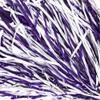 Anderson's Premium Purple and White School Spirit Shakers, Cheerleader Pom Poms, Sports Fan, Football, Basketball, Homecoming, Squad, Team, Party, Dance Club, Performance, Celebration Pack of 20 view 3