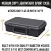 1 Pistol 2 Magazine + Accessories Gun Case | Black Case x American Flag Foam | Doro Waterproof Pistol Storage with Custom Mycasebuilder Foam Insert view 3