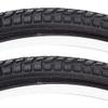 Sunlite Komfort Hybrid Street City Black Wire Bead Bike Tire Pair 26 x 1.95 view 1