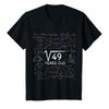 7th Math Birthday 7 Year Old Gift Square Root Of 49 Bday T-Shirt view 1