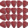 Anderson's Premium Scarlet Red and Gray School Spirit Shakers, Cheerleader Pom Poms, Sports Fan, Football, Basketball, Homecoming, Squad, Team, Party, Dance Club, Performance, Celebration Pack of 20 view 3