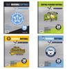 Score It Right - Customized Big Blue Baseball/Softball Scorebook  Premium Score Keeping Book  16 Player - 30 Game Scorebook with Pitch Count, Individual Player Stats, Batting Average Chart view 1