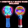 ArtCreativity Light Up Orbiter And Wand, Flashing LED Wands for Boys and Girls with Thrilling Colors, Batteries Included view 2