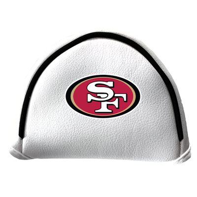 Team Golf NFL Putter Cover - Mallet White, Fits Most Mallet Putters, Easily Slips on and Secures with Hook-and-Loop Fastener Closure