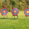 SOPOGER Archery Target for Backyard Adult, Easy Arrow Removal Bow Target, Durable Bow and Arrow Target for Youth Outdoor Shooting Practice (Straw Target Red) view 3