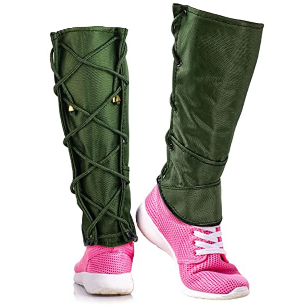 Luwint Kids Leg Gaiters, Waterproof Canvas for Hiking Snow Boot, 6-10 Years