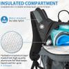 Gelindo Hydration Backpack Insulated Pack with 2.5L BPA Free Bladder: Water Backpack for Men Women - 18L Hydration Backpacks for Hiking Festival Cycling Running Biking view 3