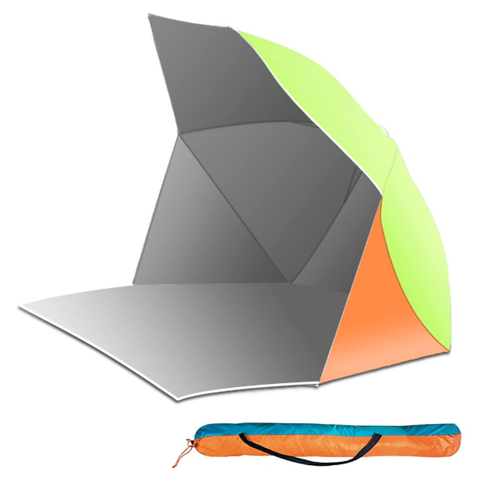 RTYUIO Pop Up Beach Tent, Portable Automatic Waterproof Sun Shade Tent Easy Set Up Lightweight Pest Proof UV 50+ Sun Shelter Camping Gazebo 3-4 People Available (Color : Green)