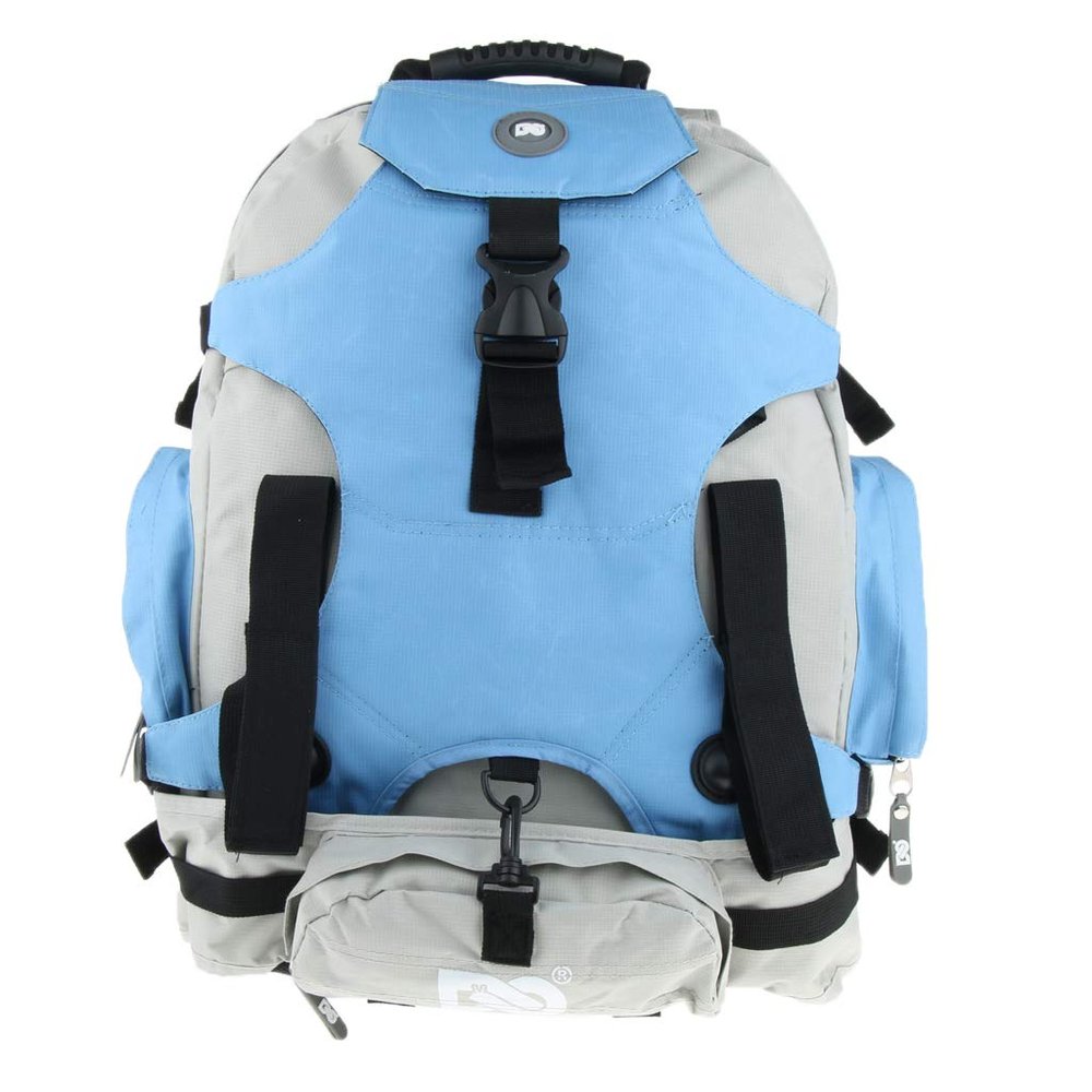 NW 36L 20.9x14.2x7.5inch Ice Skate Bags Inline Skate Bags Multi Pockets Roller Skates Carrier Container with Portable Handle Strap for Men Women Kids (Blue)