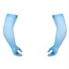 ACSUSS Mens Sexy Lace Thin Transparent Full Finger Long Gloves Seamless High Elasticity Stocking Gloves Blue One Size view 3