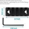Gotical 5 Slots Aluminum Key mod Rail Section for Key mod Five Slots Key mod Rail Picatinnii Rail Section (Pack of 3-6 PCS 5 Slots) view 4
