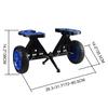 Joierw Kayak Cart, Adjustable Canoe Dolly Cart Universal for Paddle Board Surfboard SUP with Stainless Steel Axle Shaft view 4
