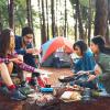 15PCS Camping Cookware Mess Kit 4-5 Person Campfire Outdoor Hiking Backpacking Picnic Cooking Stainless Steel Pot Pan Bowl Spoon Set view 2