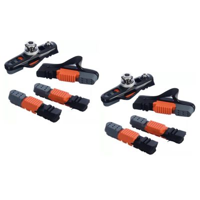 2 Pairs of Brake Holders & Pads + Spare Pads for Brompton
