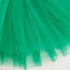Kids Tutu Skirts 3 Layered Tulle, Fit Most 2-8 yrs Little Girls for Dance Party Costume (#05 Green, 1) view 3