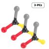 MUSKULO MONSTRO 3PCS Reaction Catch Trainer for Improving Hand-Eye Coordination & Speed, Brain Relearn & Agility Reactive Trainer, Reaction Speed Training Tools for All Ages Athletes with Carrying Bag view 3