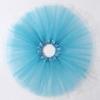 Kids Tutu Skirts 3 Layered Tulle, Fit Most 2-8 yrs Little Girls for Dance Party Costume (#03 Turquoise, 2) view 3