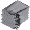 Drawstring Bag - Nylon Cinch and Ditty Stuff Pouch with Toggle (7 x 9-12 pack, Grey) view 1
