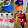Kids Tutu Skirts 3 Layered Tulle, Fit Most 2-8 yrs Little Girls for Dance Party Costume (#07 Lime Green, 1) view 2