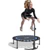 Newan 40" Silent Mini Trampoline Fitness Trampoline Bungee Rebounder Jumping Cardio Trainer Workout for Adults - Max Limit 330 lbs view 1