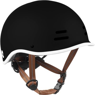 Retrospec Remi Kids' Bike Helmet for Youth Boys & Girls- Bicycle Helmet with Built-in Visor and Adjustable Reflective Straps for Skateboarding, Scooters, Rollerblading - Matte Black - 49-53cm