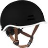 Retrospec Remi Kids' Bike Helmet for Youth Boys & Girls- Bicycle Helmet with Built-in Visor and Adjustable Reflective Straps for Skateboarding, Scooters, Rollerblading - Matte Black - 49-53cm view 1