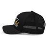 49th Birthday Vintage Embroidered Trucker Hat, Born in 1977, 49 Year Old Cap Black view 3