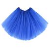 Kids Tutu Skirts 3 Layered Tulle, Fit Most 2-8 yrs Little Girls for Dance Party Costume (#12 Royal Blue, 1) view 1