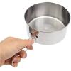 8PCs Ultra-Light Stainless Steel Outdoor Picnic Pot Pan Kit 3-4person Household Camping Hiking Cookware Bowl Cup Cover Cooking Set view 4
