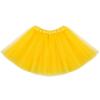 Kids Tutu Skirts 3 Layered Tulle, Fit Most 2-8 yrs Little Girls for Dance Party Costume (#13 Yellow, 1) view 1