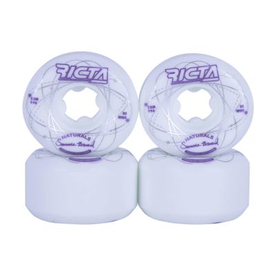 Ricta Brevard Orbital Naturals 53mm White Purple Wide 99a Skateboard Wheels