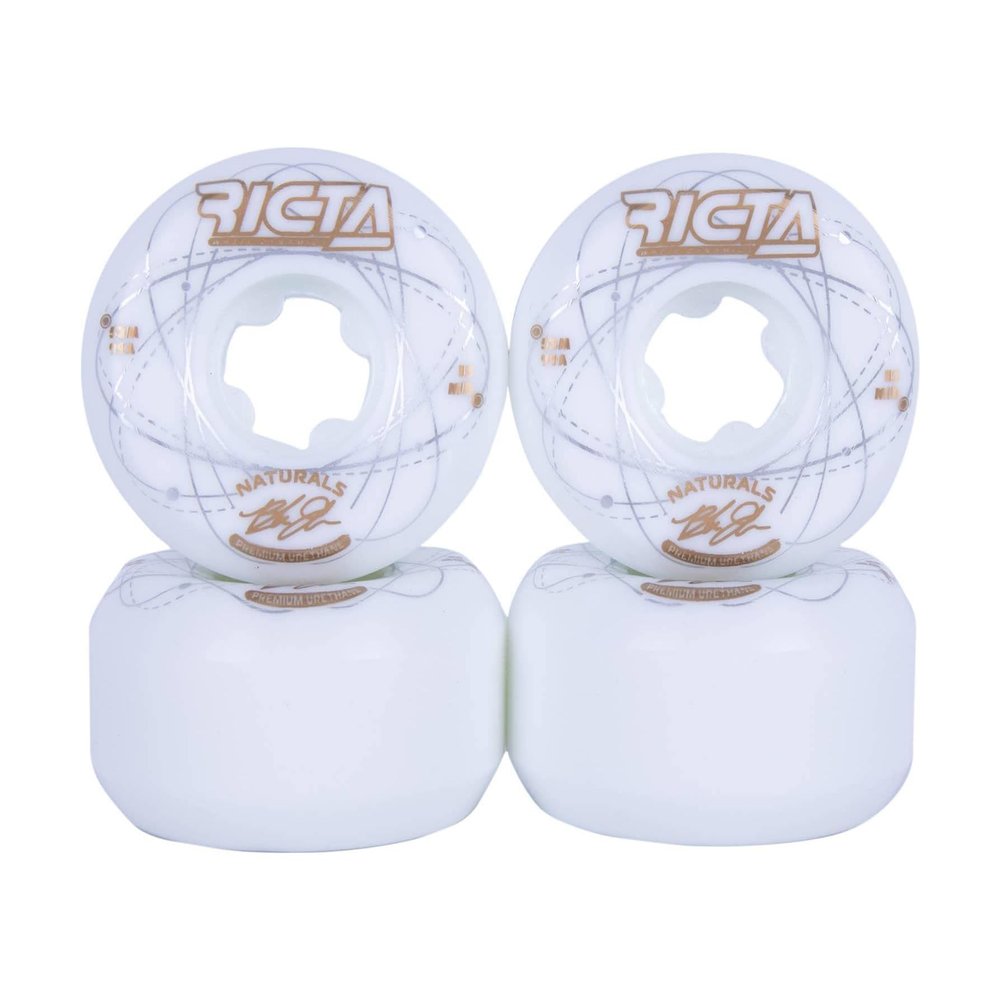 Ricta Johnson Orbital Naturals 53mm White Gold Mid 99a Skateboard Wheels