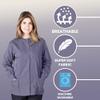 Women's Scrub Jacket Warm Up Medical Scrub Jackets for Women (Charcoal, 2X-Large) view 2