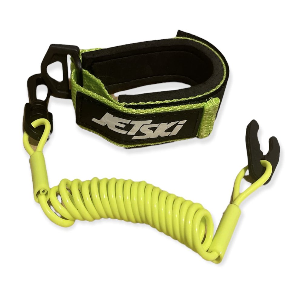 JLP Compatible With JetSki ATV Jet Ski Pro Floating Wrist Band and Lanyard Green-Neon Yellow