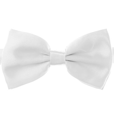 Alex Palaus Collection Stylish Designer Bow Ties - Pre Tied, Adjustable Unisex Bowtie for Men, Women, Boys and Girls (TM) (White)