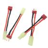 3Pairs ShareGoo Adapter Compatible with Mini Tamiya Style (Reversed) to T Plug Adapter with 8cm 16AWG Wire Cable for Airsoft Gun view 3