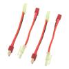 3Pairs ShareGoo Adapter Compatible with Mini Tamiya Style (Reversed) to T Plug Adapter with 8cm 16AWG Wire Cable for Airsoft Gun view 4
