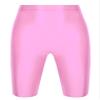 easyforever Mens Compression Shorts with Bulge Pouch Gym Workout Bodybuilding Yoga Swimming Capris Tights Pant Pink A Medium view 4