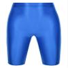 easyforever Mens Compression Shorts with Bulge Pouch Gym Workout Bodybuilding Yoga Swimming Capris Tights Pant Blue A Medium view 3