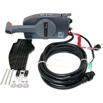 Outboard Engine Remote Control Box Assy 703-48272-12 Pull to Open for Yamaha Boat Motor,10 Pins Pull to Open with 16.4ft Cable