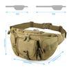 FRTKK Tactical Fanny Pack Military Waist Bag Pack with USA Flag Patch Utility Hip Pack with Adjustable Strap for Outdoors Fishing Cycling Camping Hiking Dog Walking (Tan) view 3