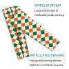 Unisex Lightweight Cooling Arm Sleeves St Patrick Green Orange Plaid Compression Warmer Cover For Outdoor Activity view 2