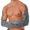 Manyakai Mens See Through Mesh Gloves Stretchy Full Finger Sun Protection Mittens Club Opera Cycling Gloves Grey One Size view 2